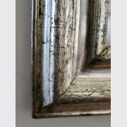 Late 19th Century Etched Silver Leaf Frame French Mirror gallery detail image