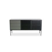 SEGAN Sideboard Buffet 160cm - Black & Grey gallery detail image