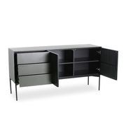 SEGAN Sideboard Buffet 160cm - Black & Grey gallery detail image