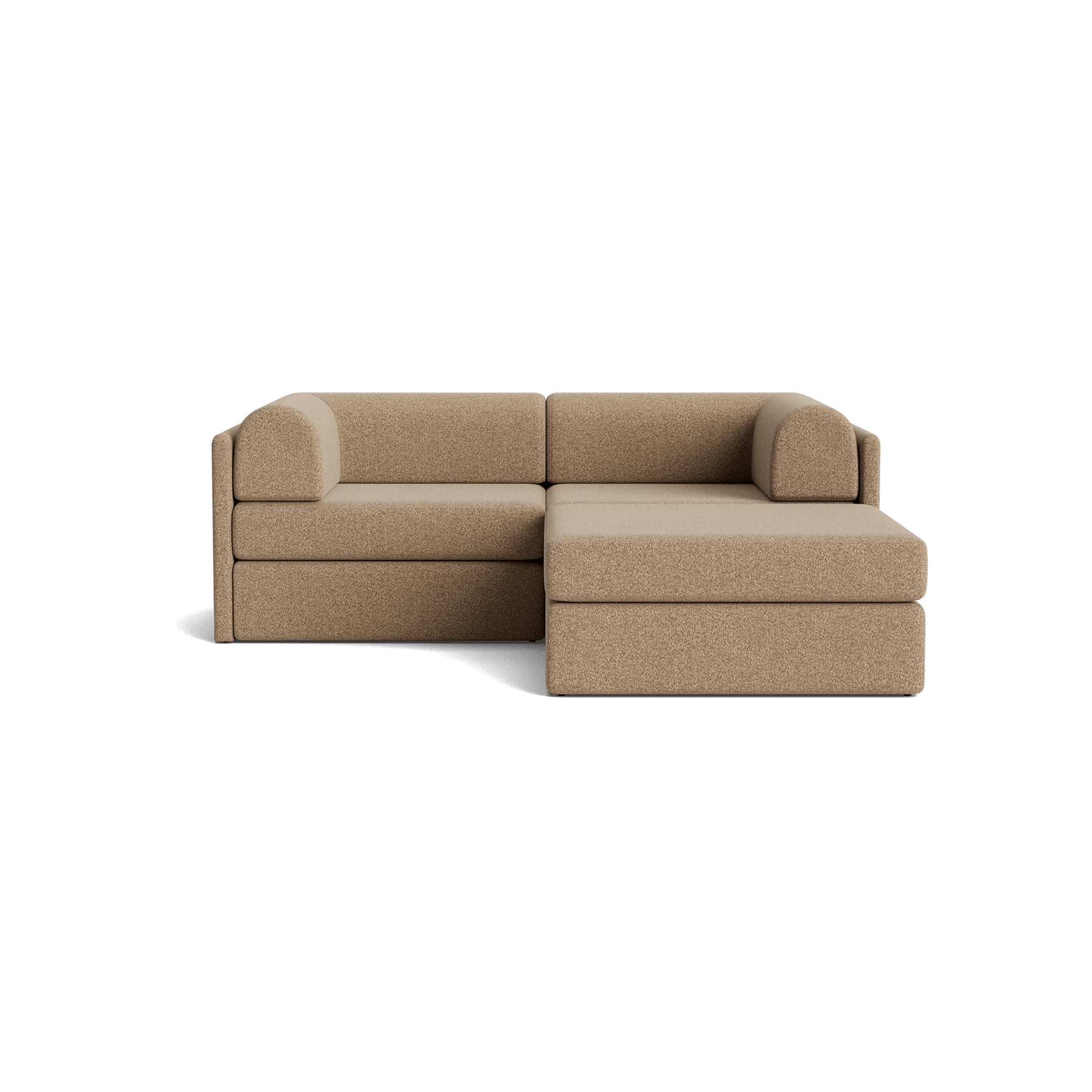 Addy 3 Seater Chaise Sofa - Copenhagen Espresso gallery detail image