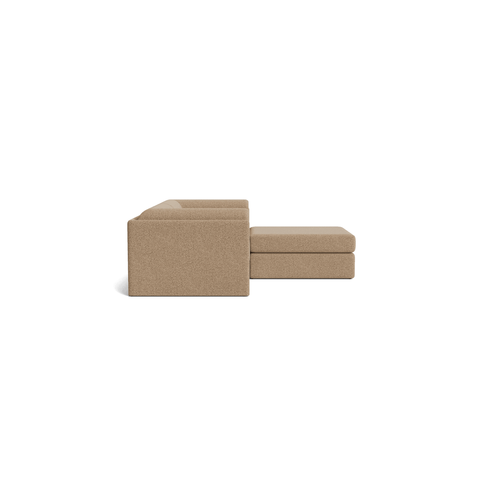 Addy 3 Seater Chaise Sofa - Copenhagen Espresso gallery detail image