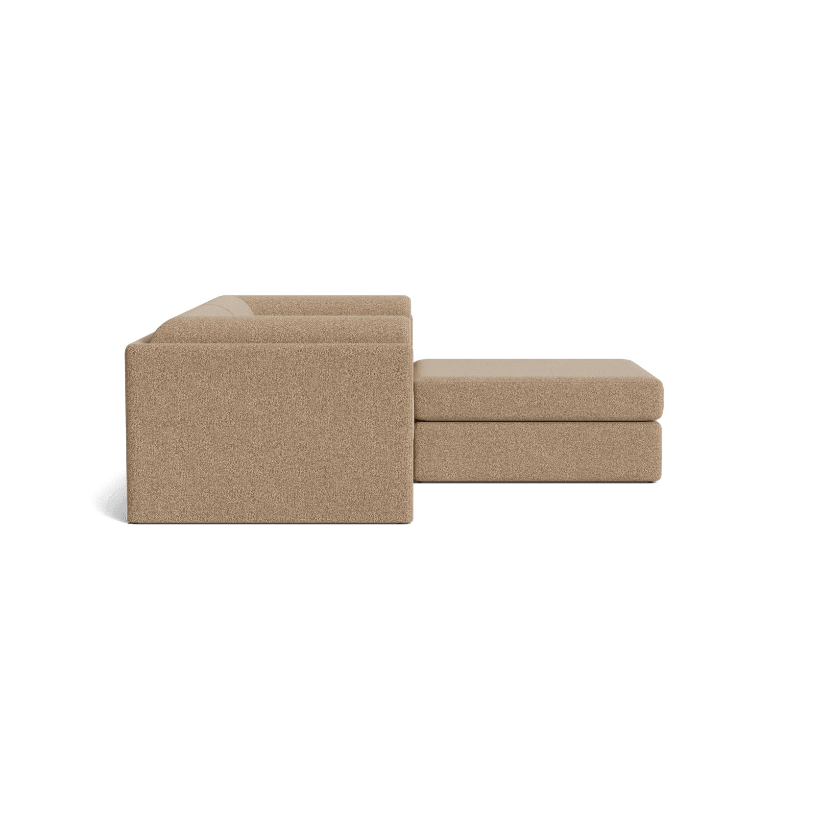 Addy 3 Seater Chaise Sofa - Copenhagen Espresso gallery detail image