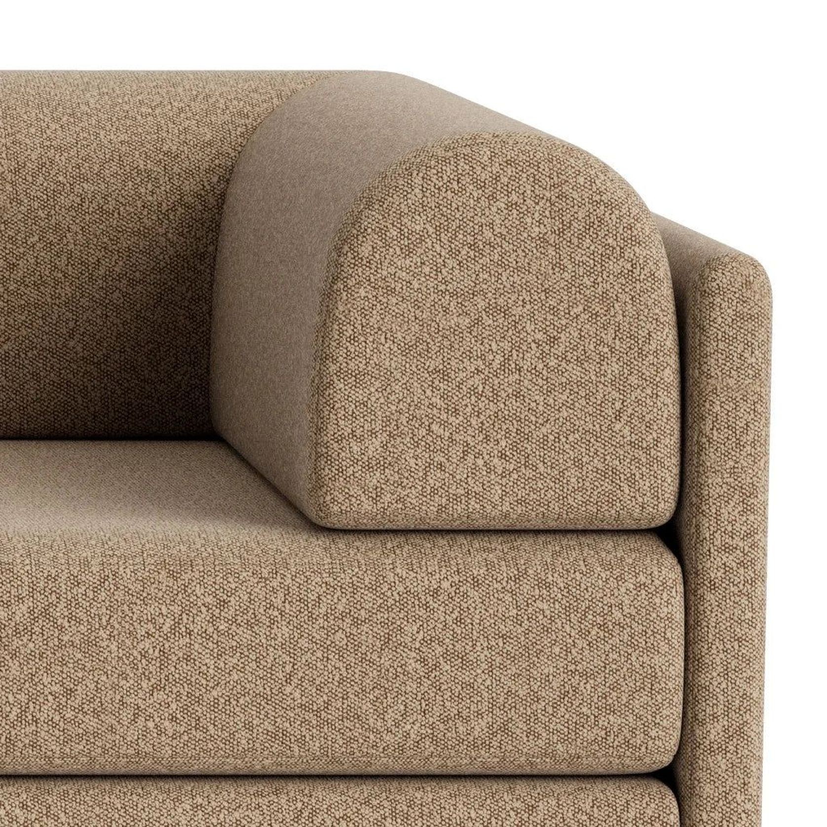 Addy 3 Seater Sofa - Copenhagen Espresso gallery detail image