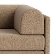 Addy 3 Seater Sofa - Copenhagen Espresso gallery detail image