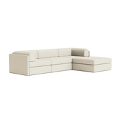 Addy 4 Seater Chaise Sofa gallery detail image