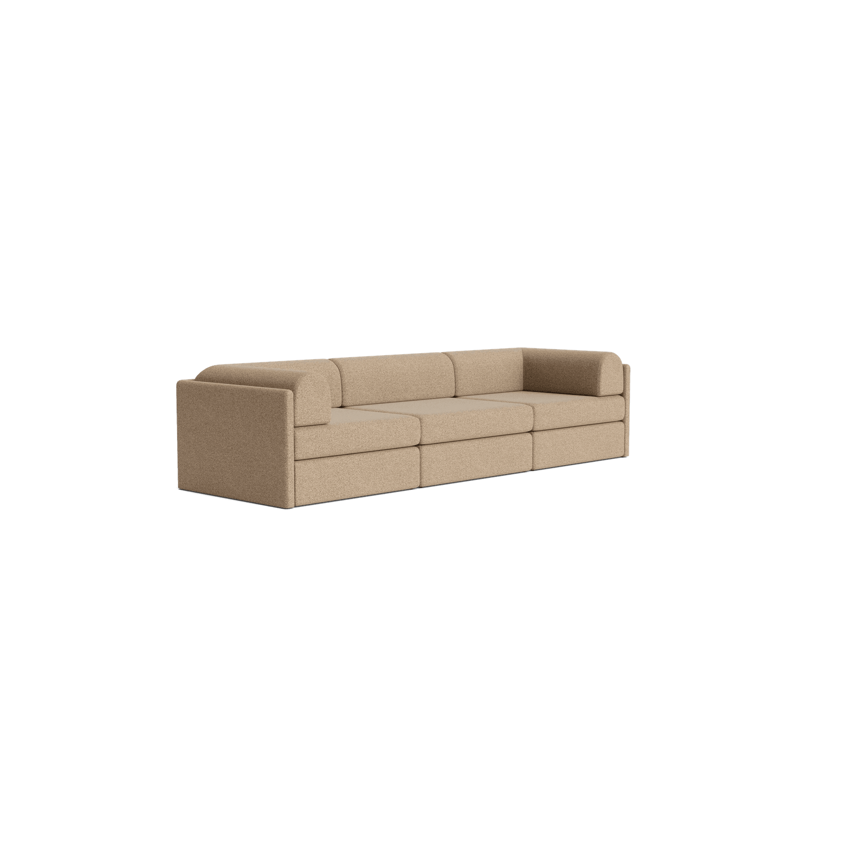 Addy 4 Seater Sofa - Copenhagen Espresso gallery detail image