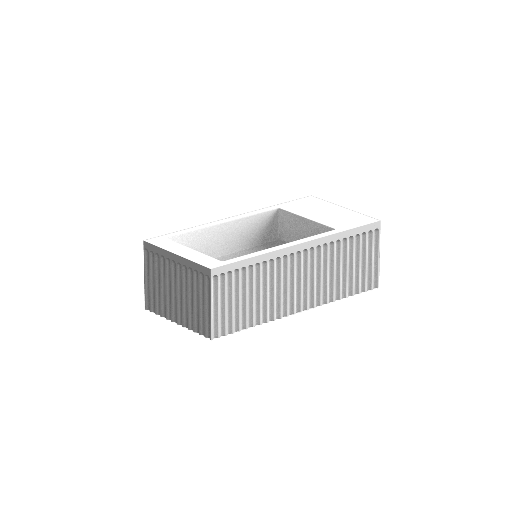 Doric 600 Left Wall Basin gallery detail image