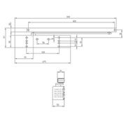 Dorma TS93G EN1-5 Door Closer Push Side Silver Fire Rated 43100501 gallery detail image