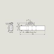 Dorma TS73EMF EN4 Door Closer Electro Magnetic Hold Open Body Only 53010101 gallery detail image