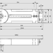 Dorma RTS85 EN5 Transom Concealed Closer Hold-Open for Action Doors 85332101 gallery detail image