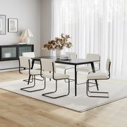 Bruno 180cm Dining Table | Black Oak gallery detail image