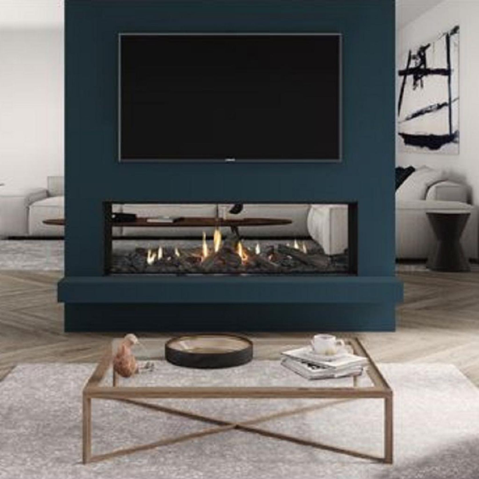Escea DS1650 Gas Fireplace gallery detail image
