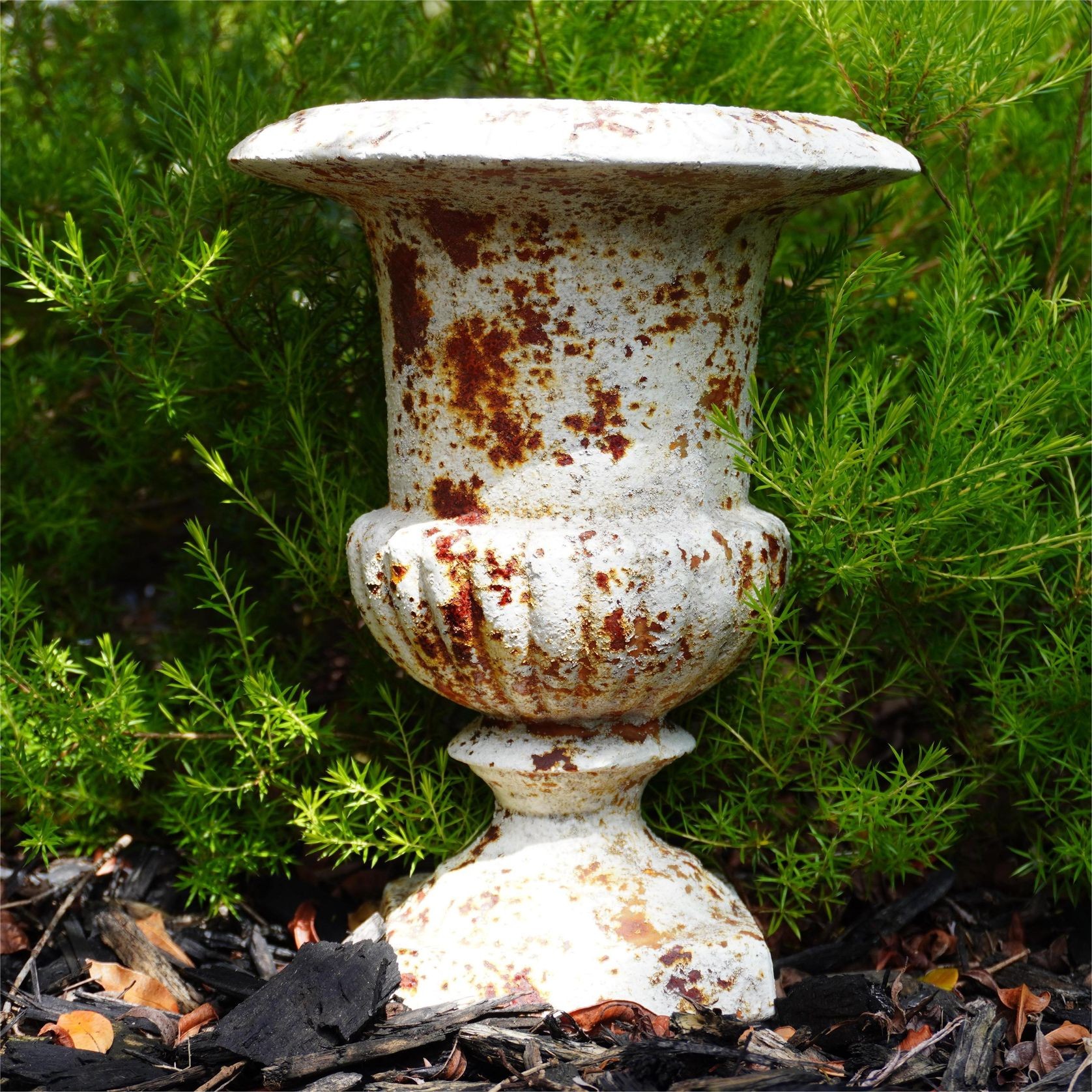 Timeless Rusted Medici Urn gallery detail image
