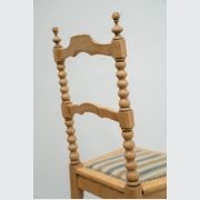 Oak Bobbin Turned Dining Chairs gallery detail image
