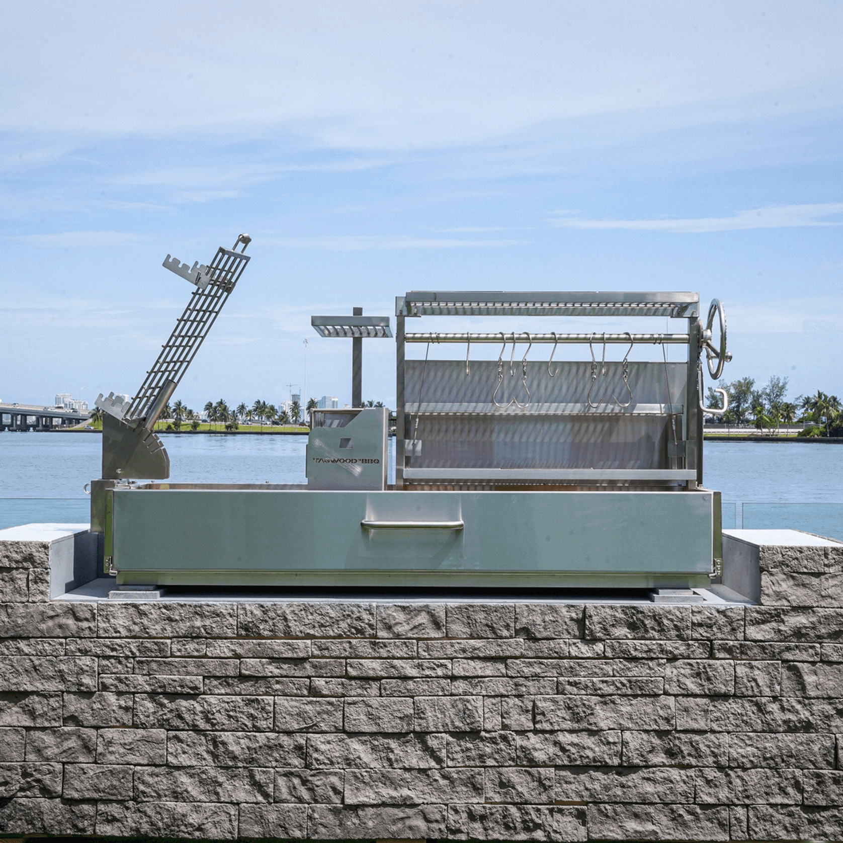 Argentine Santa Maria Wood Fire & Charcoal Gaucho Grill | BBQ08SS gallery detail image