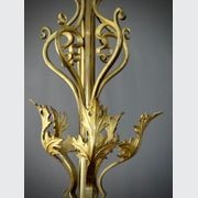 Gilt Bronze Art Nouveau Chandelier C.1905 gallery detail image