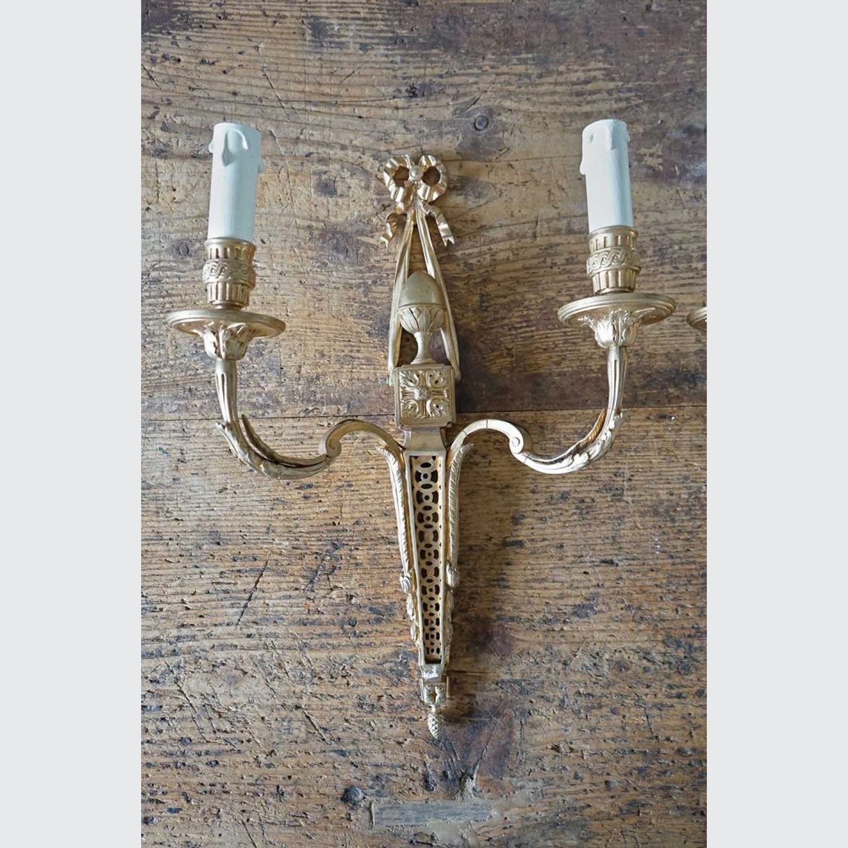 French Louis XVI Wall Sconces (Pair) gallery detail image