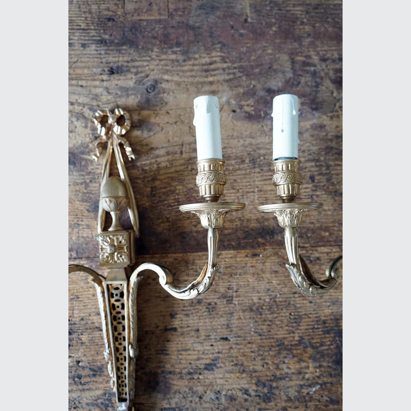 French Louis XVI Wall Sconces (Pair) gallery detail image