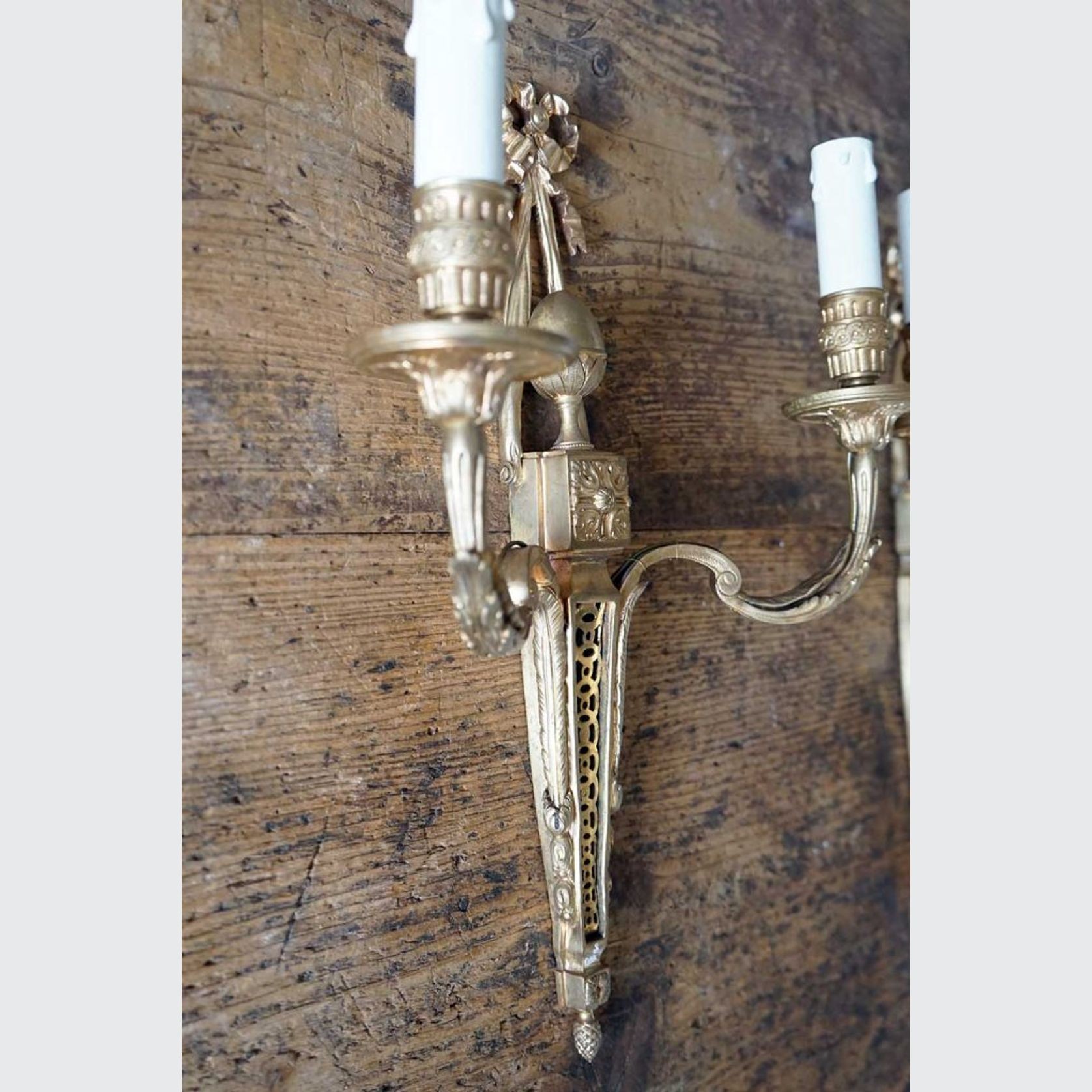 French Louis XVI Wall Sconces (Pair) gallery detail image