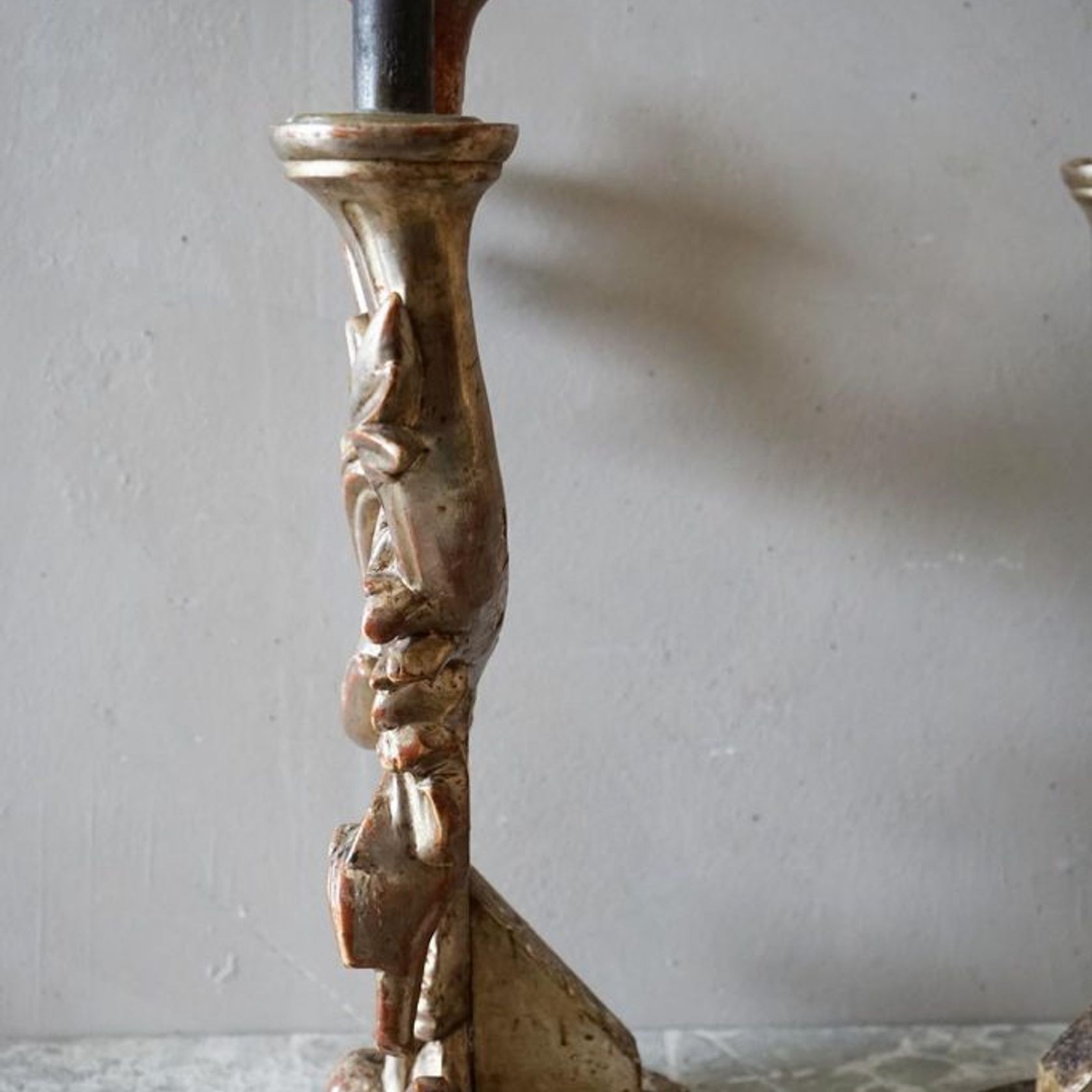 Italian Rococo Candlesticks (Pair) gallery detail image