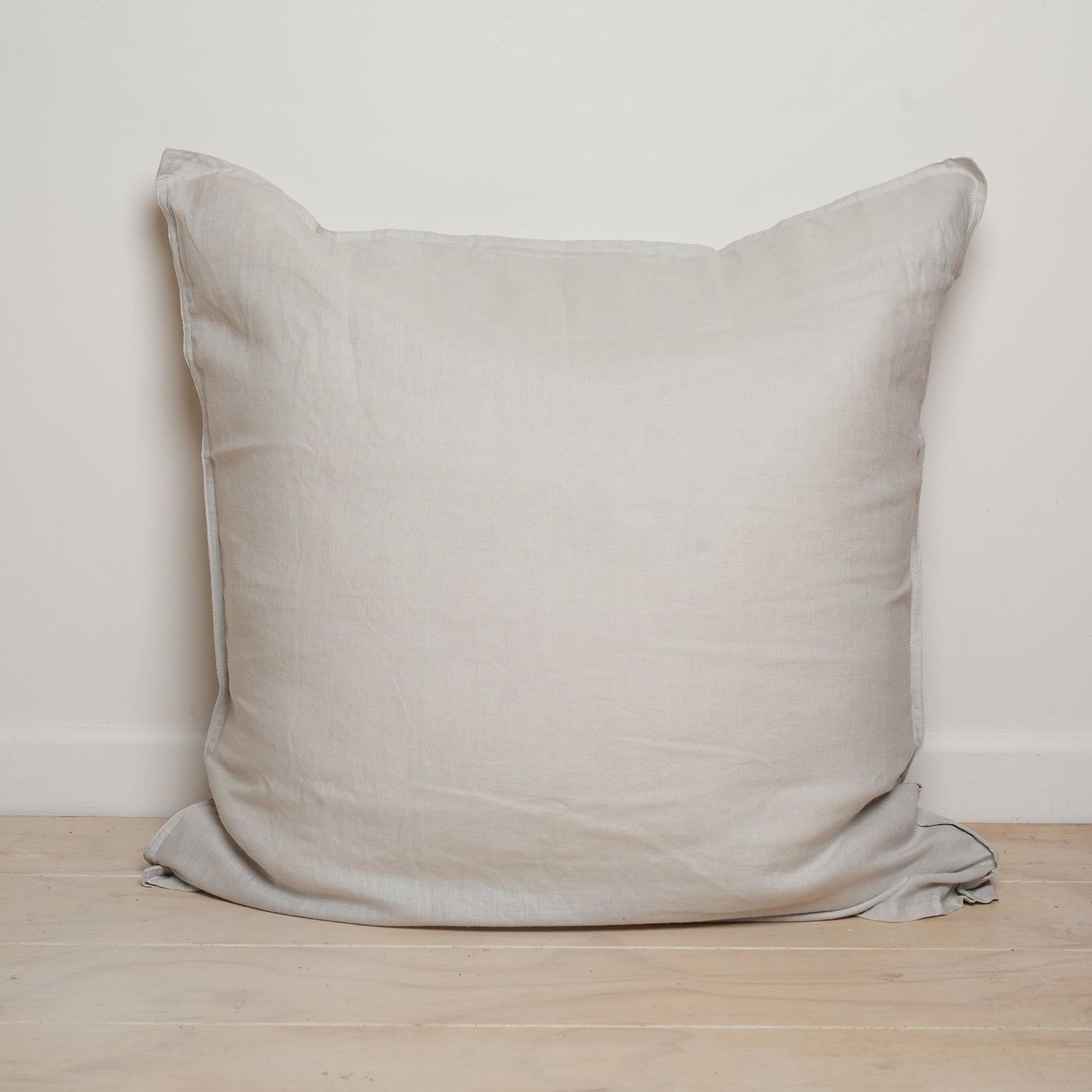 100% French Flax Linen Euro Pillowcase- Cloud gallery detail image