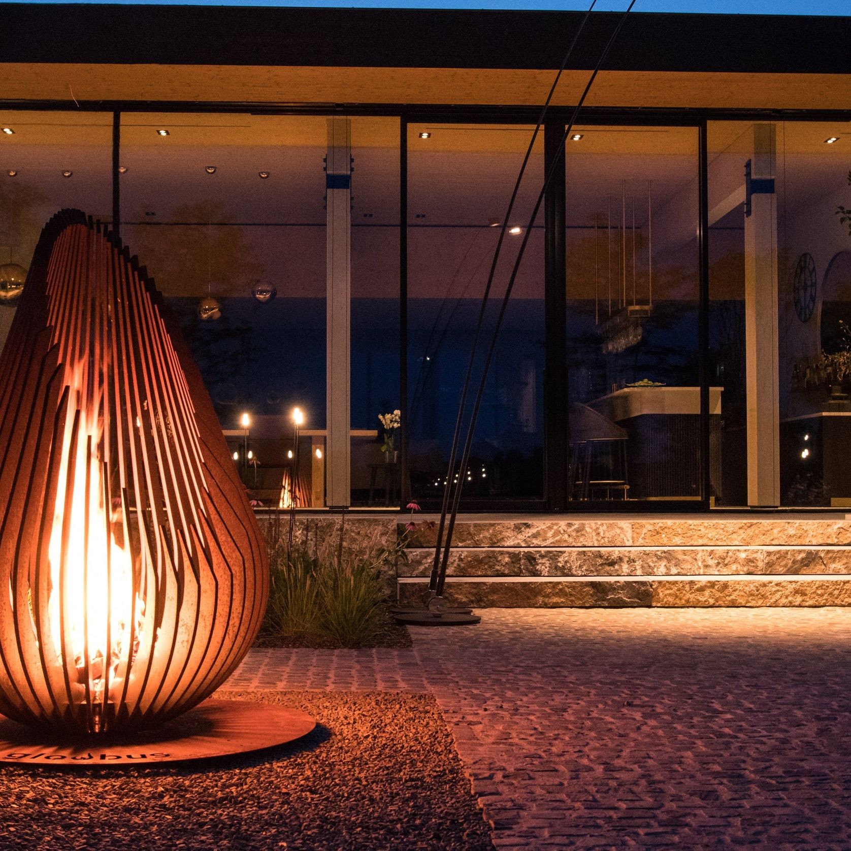 Dewdrop Outdoor Fire Sculpture gallery detail image
