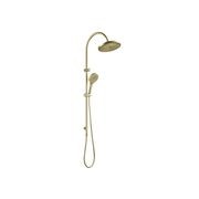 Mica Fluted Gooseneck Shower Rail gallery detail image
