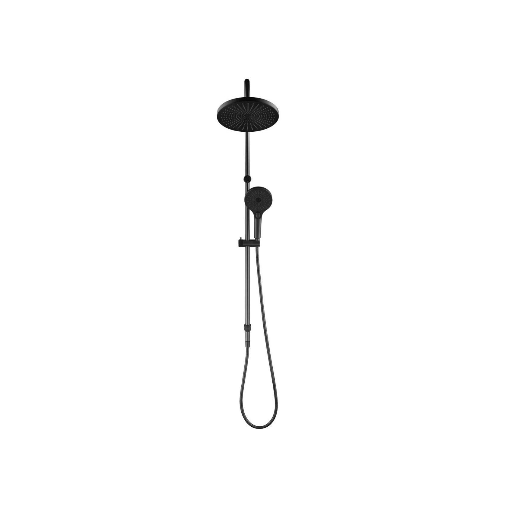 Mica Fluted Gooseneck Shower Rail gallery detail image