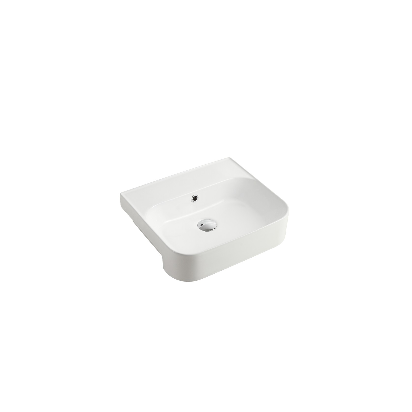 Dublin Semi-Recessed Basin With No Tap Hole gallery detail image