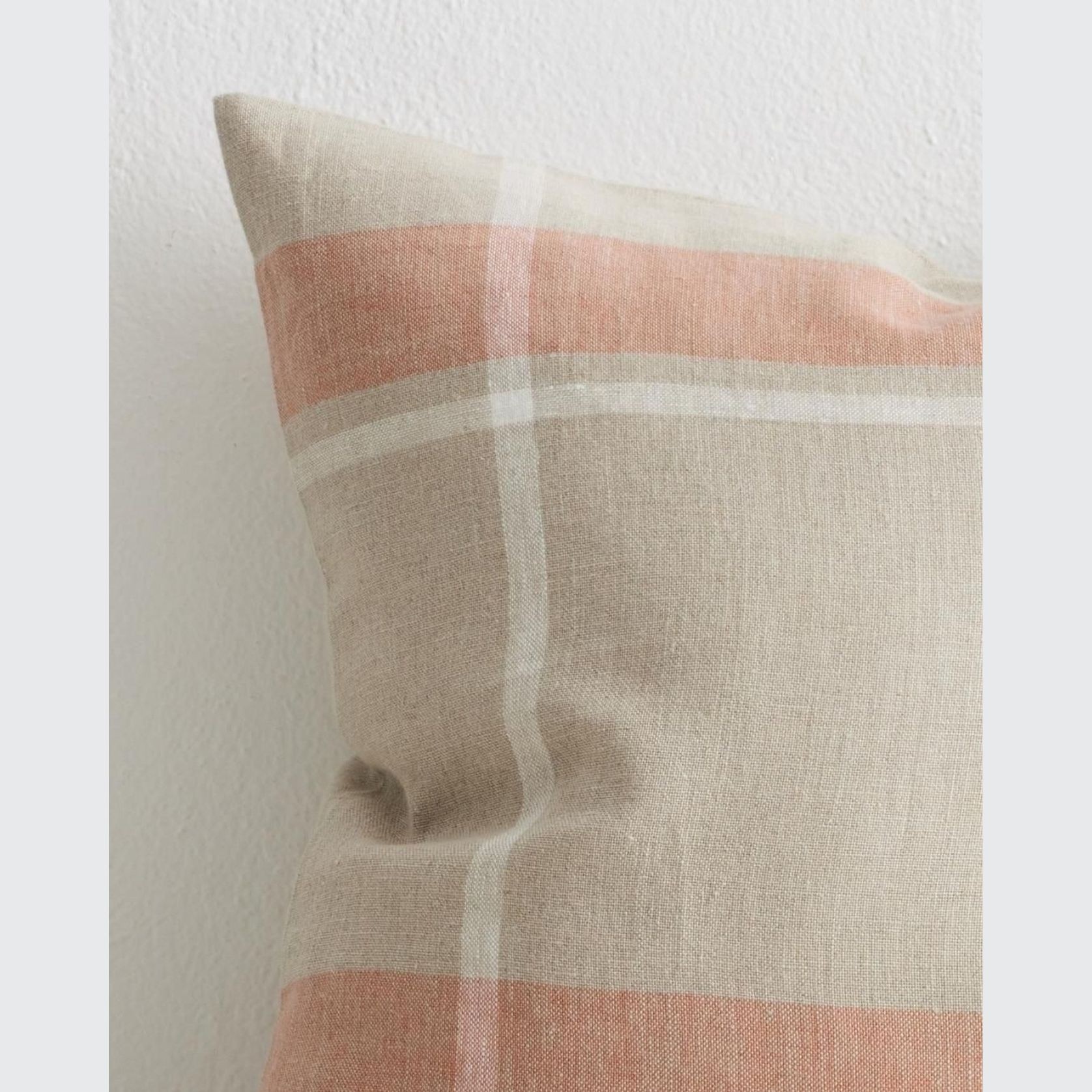 Weave Home Dante Cushion - Coral | 50 x 50cm gallery detail image