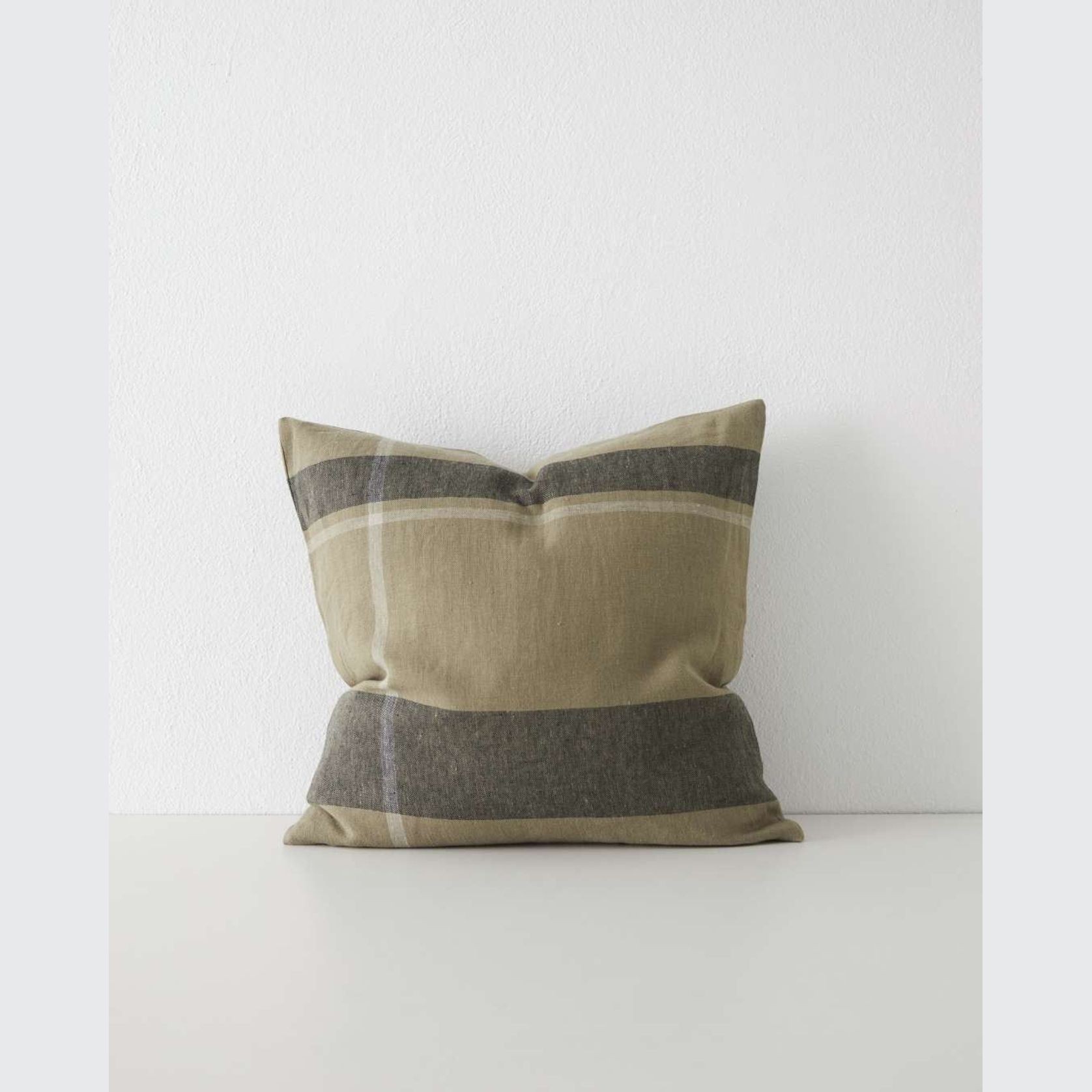 Weave Home Dante Cushion - Caper | 50 x 50cm gallery detail image