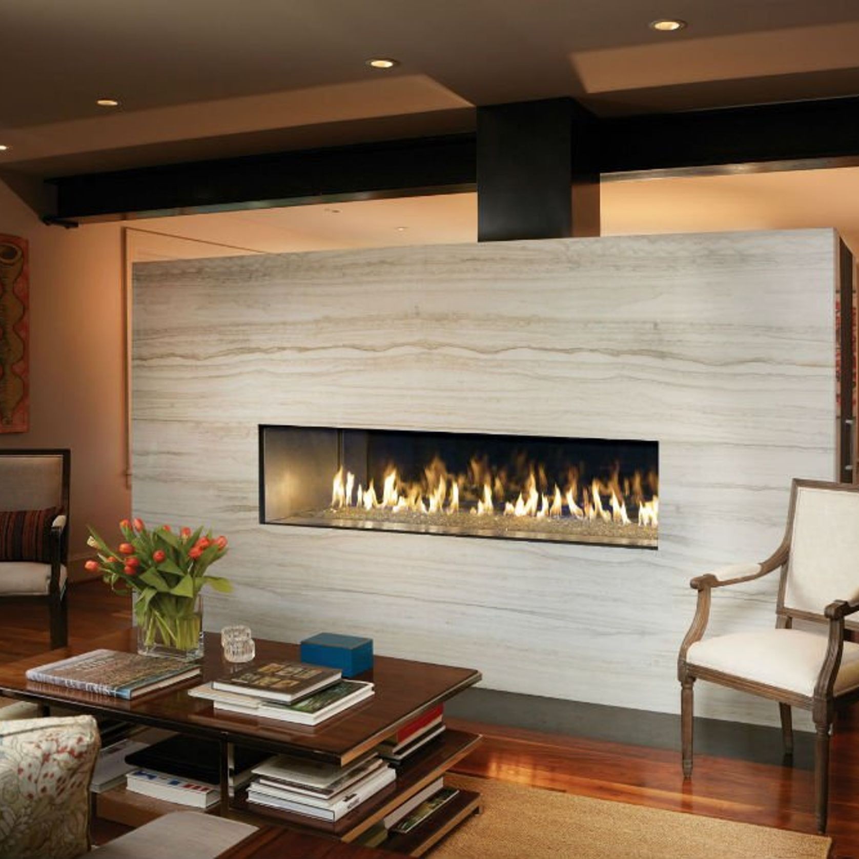 Davinci Single Sided Gas Fireplace gallery detail image