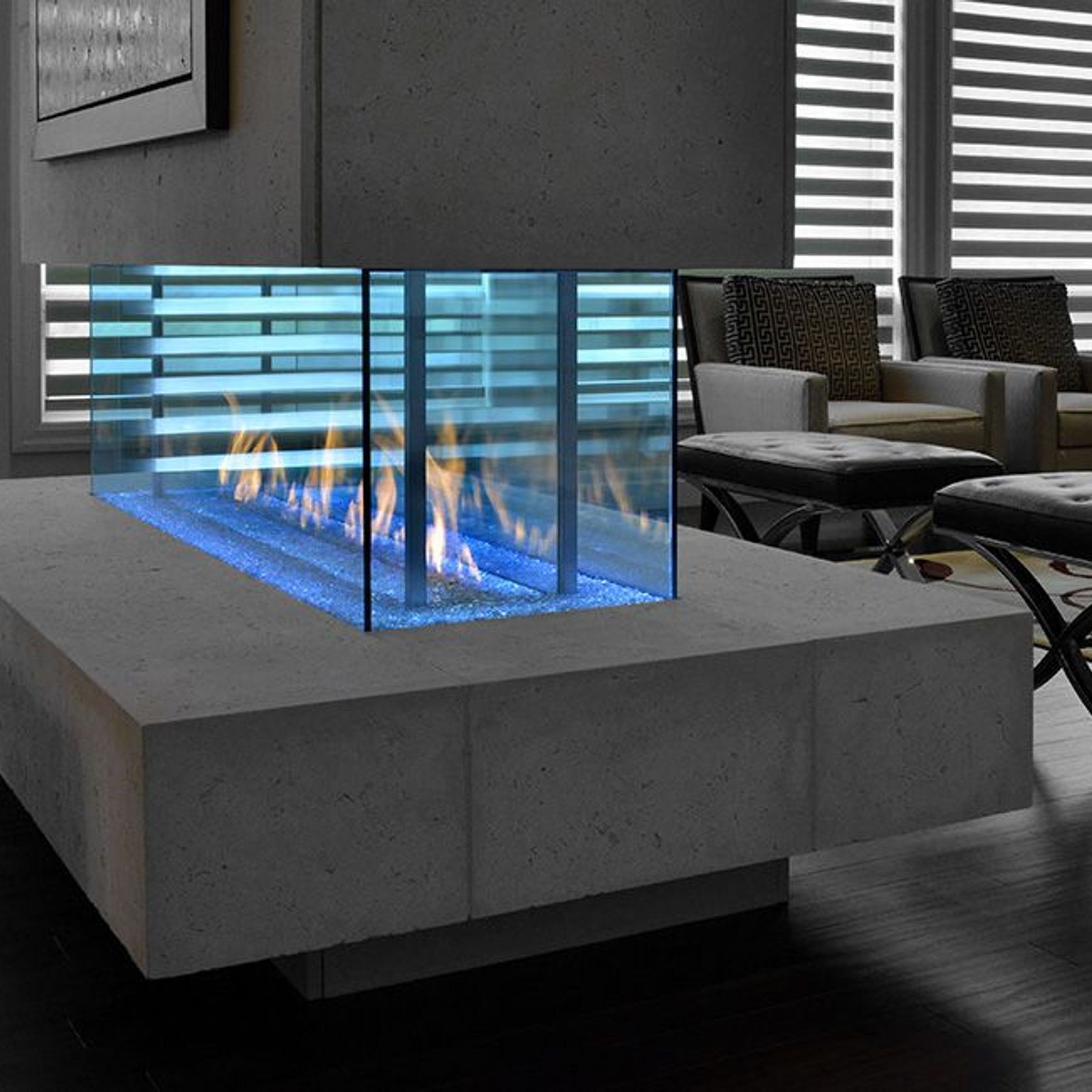 Davinci Island Gas Fireplaces gallery detail image