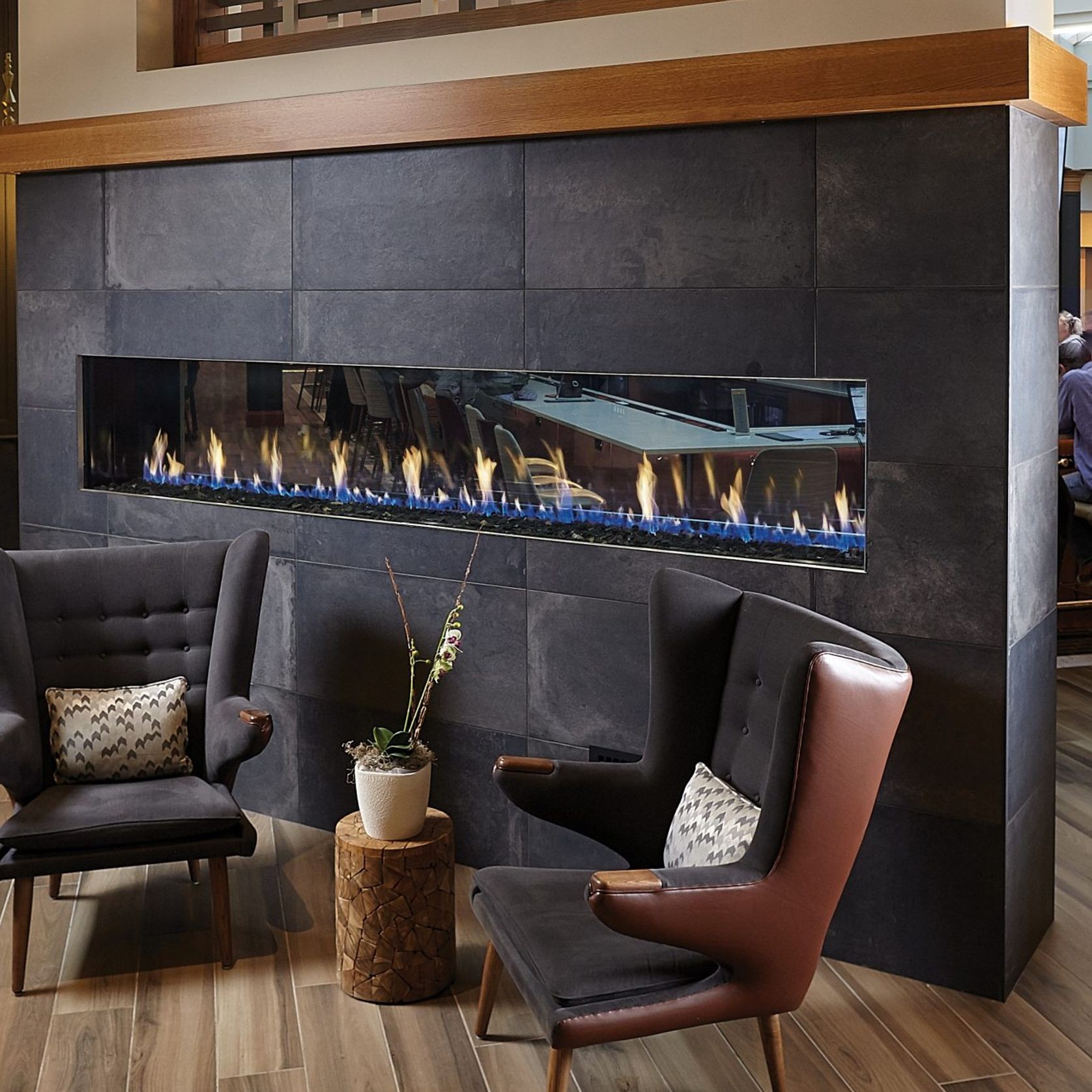 Davinci See Thru Gas Fireplace gallery detail image