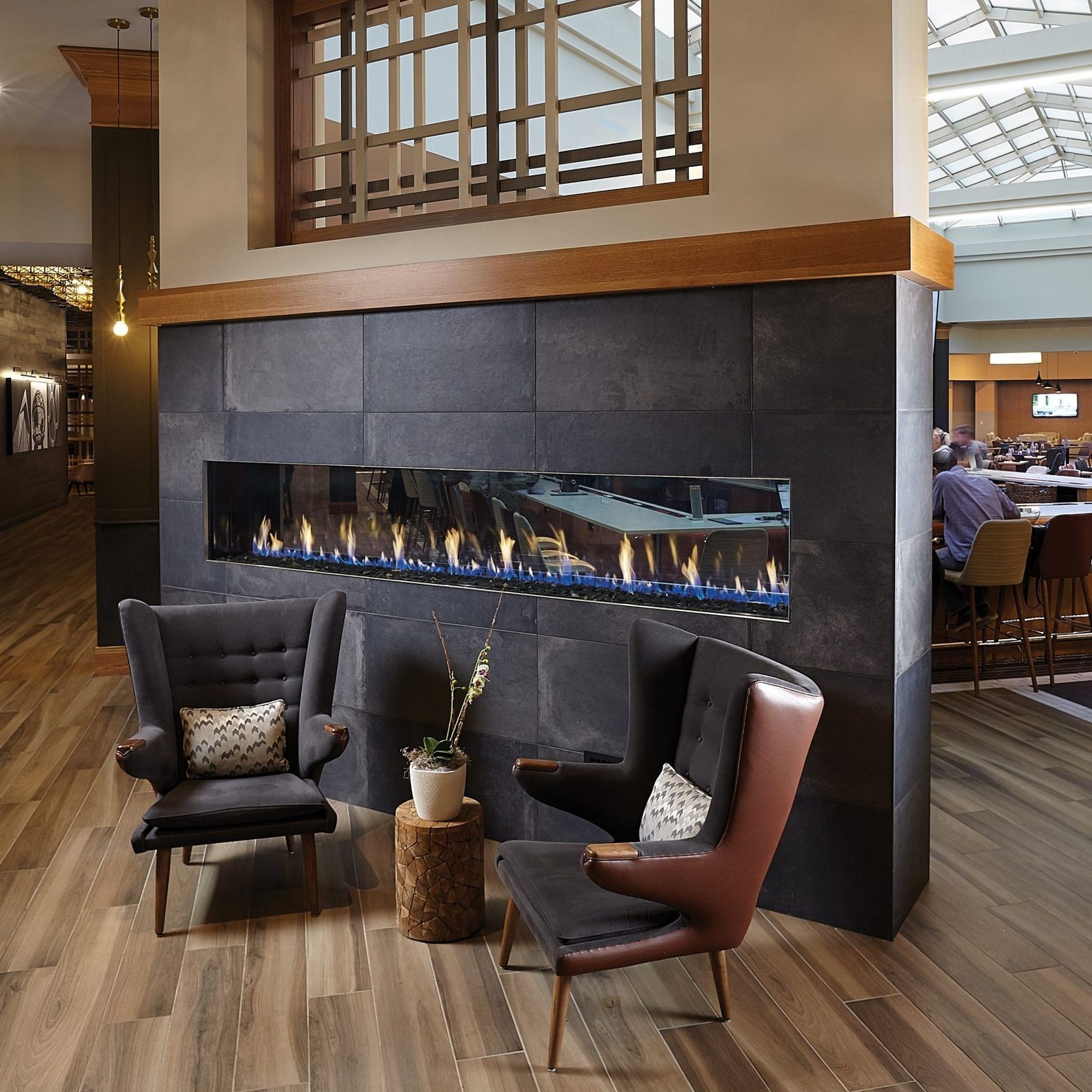 Davinci See Thru Gas Fireplace gallery detail image