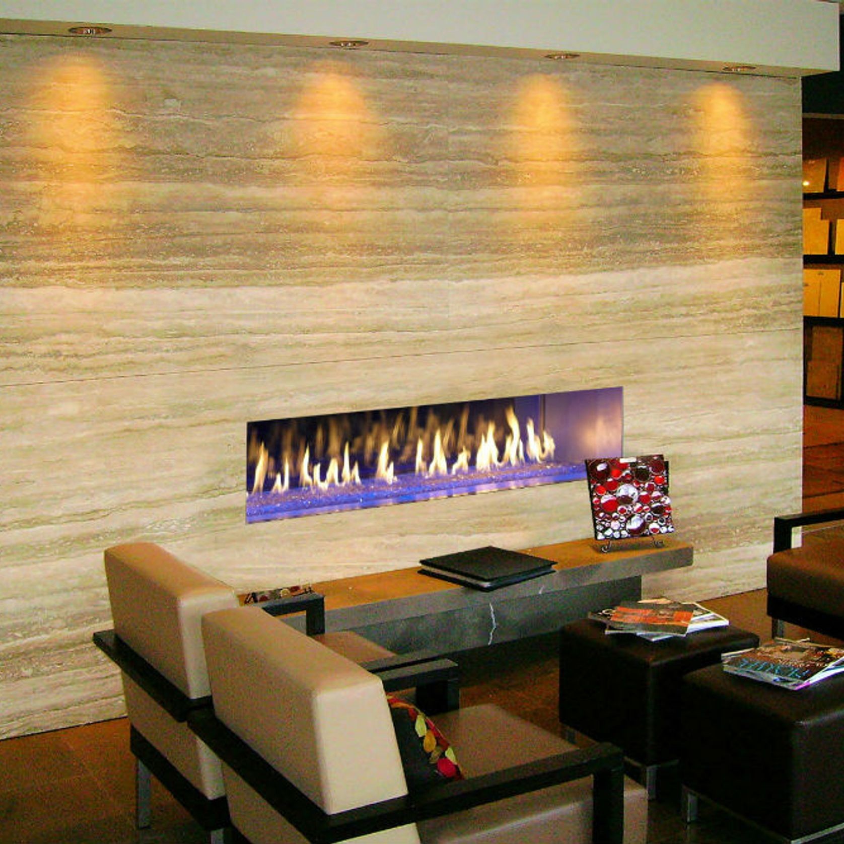 Davinci Single Sided Gas Fireplace gallery detail image