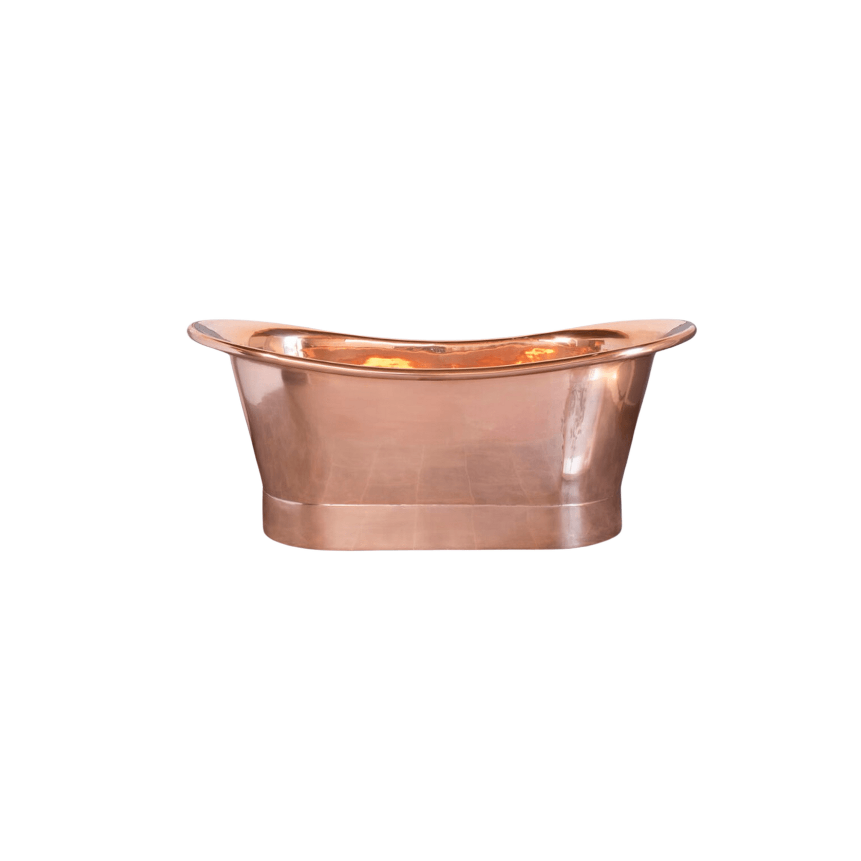 The Copper Bath Tub - Kahali Copper Double Slipper Smooth 1700mm - CB5021-D67 gallery detail image