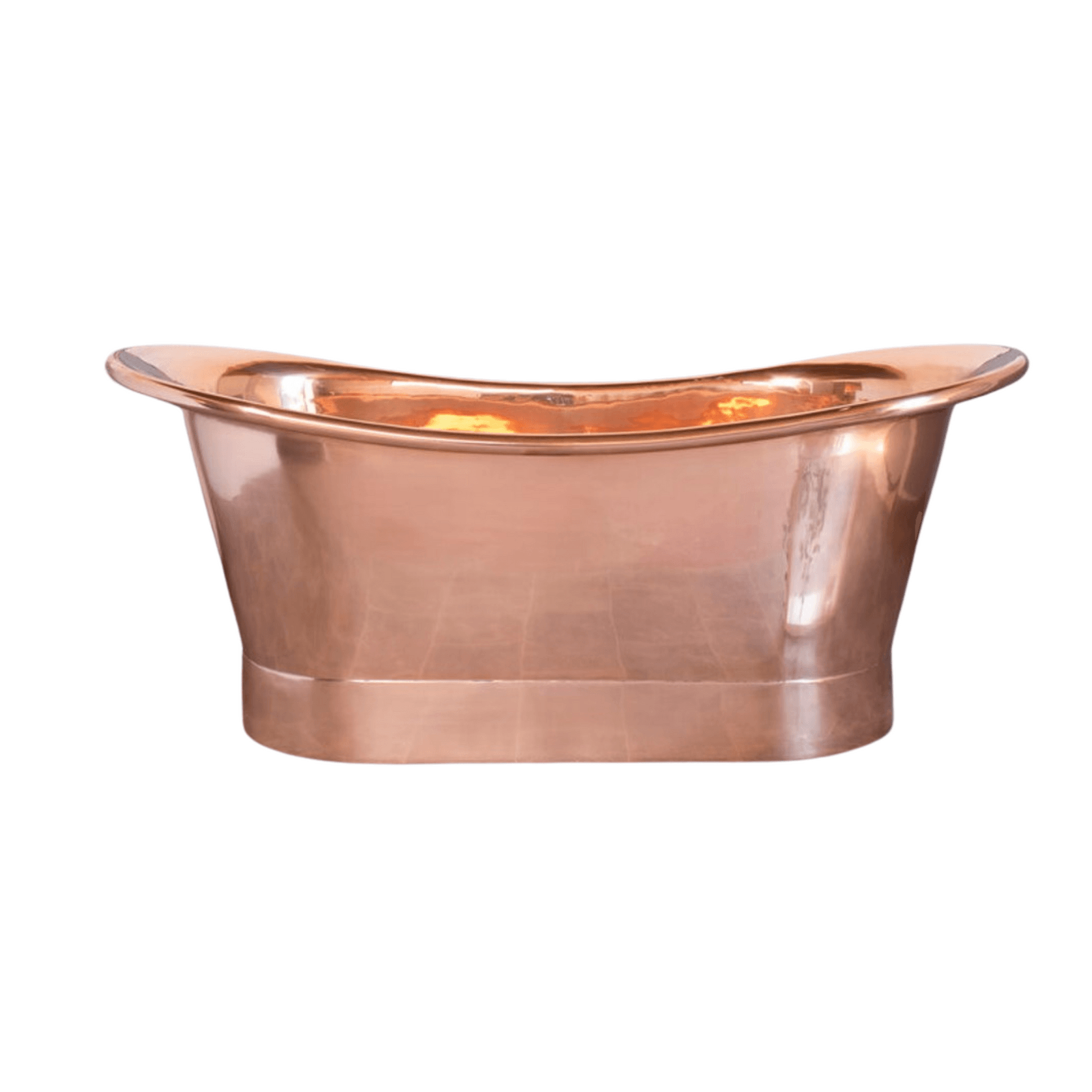 The Copper Bath Tub - Kahali Copper Double Slipper Smooth 1700mm - CB5021-D67 gallery detail image