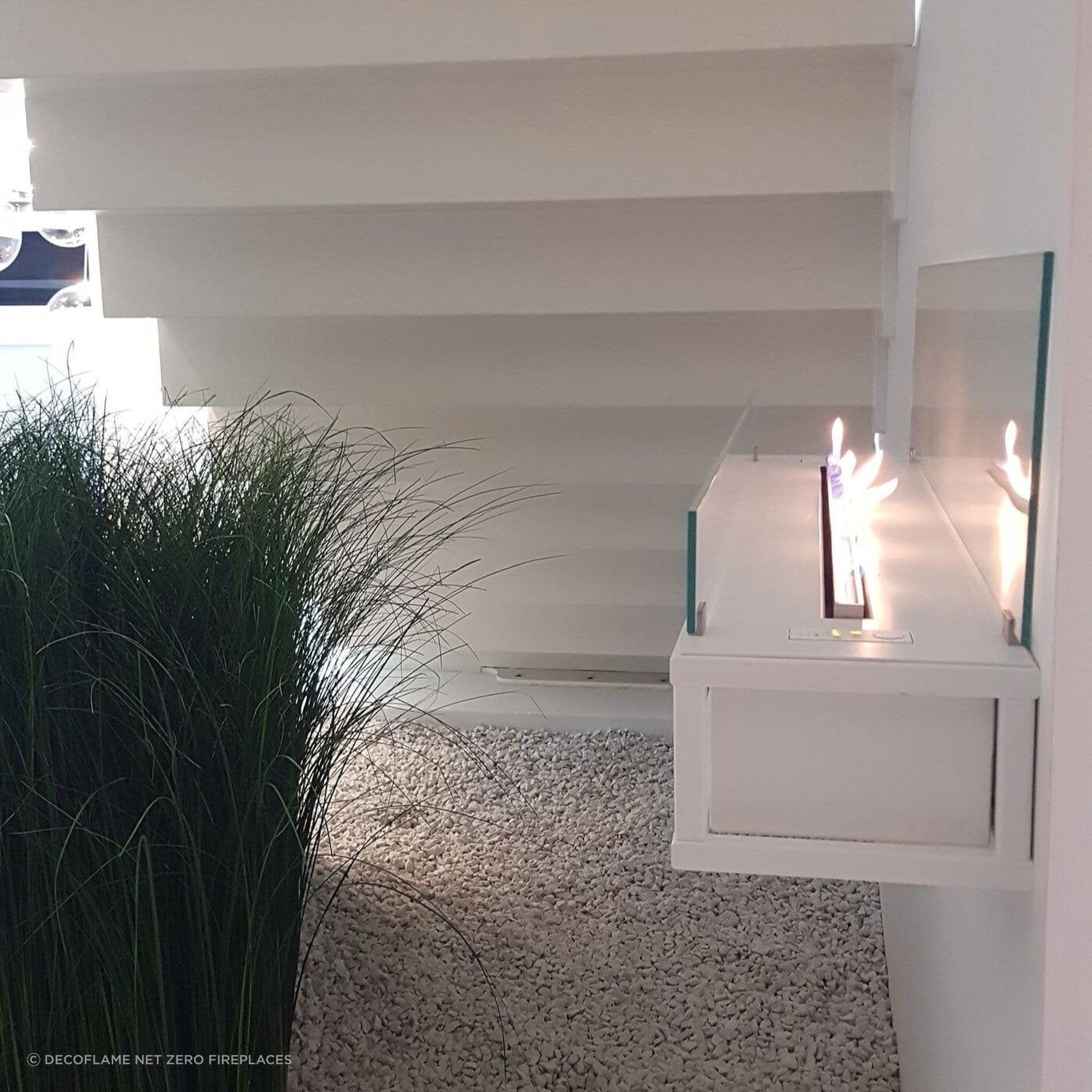 Decoflame Torino Wall Mounted BEV Net Zero Fireplace gallery detail image