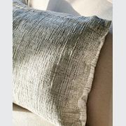 Dendi Reversible Jacquard Cushion - Sage 40x60 gallery detail image