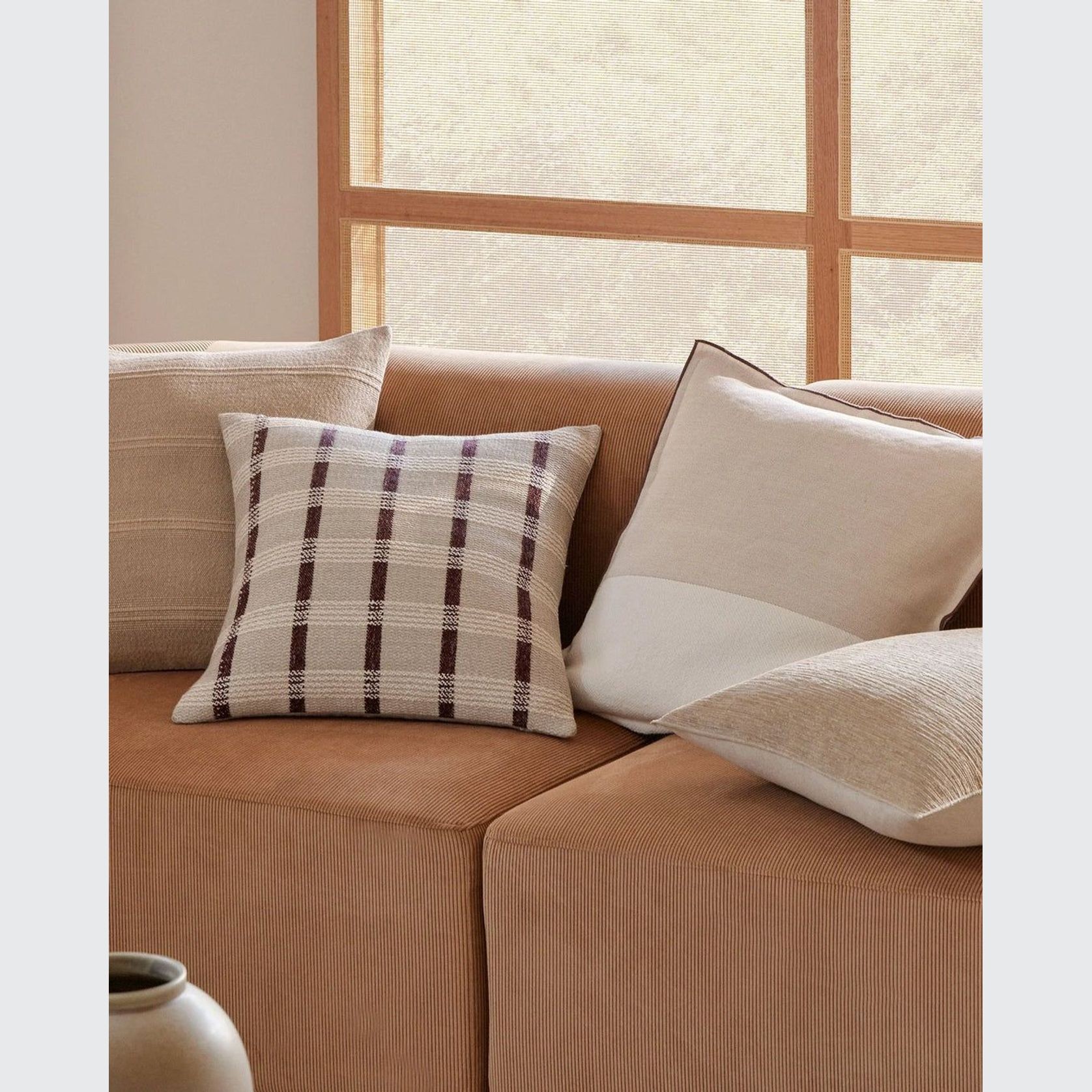 Weave Home Marmaris Cushion -  Rosewood | 50 x 50cm gallery detail image
