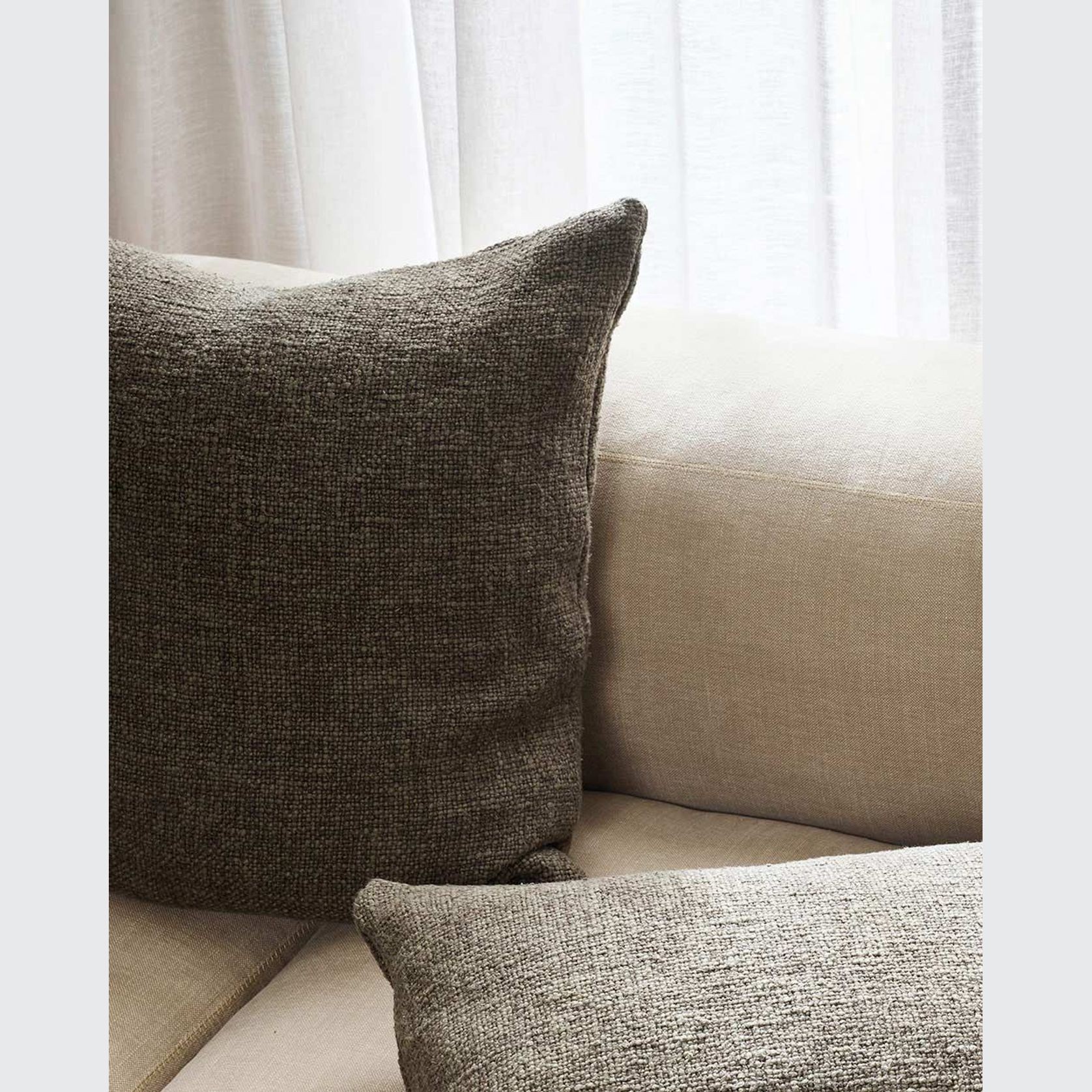 Baya Cyprian Large Cushion - Rosemary gallery detail image