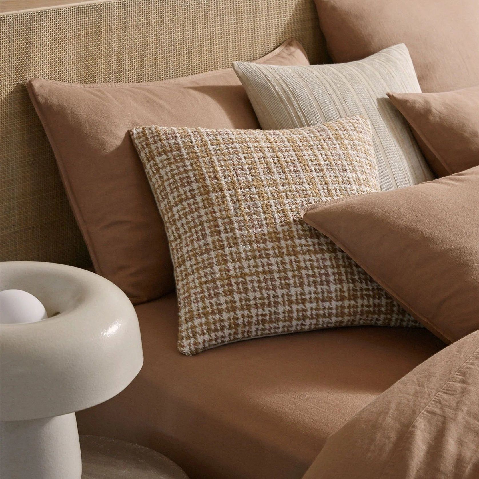 Weave Home Tripoli Cushion -  Terra | 50 x 50cm gallery detail image