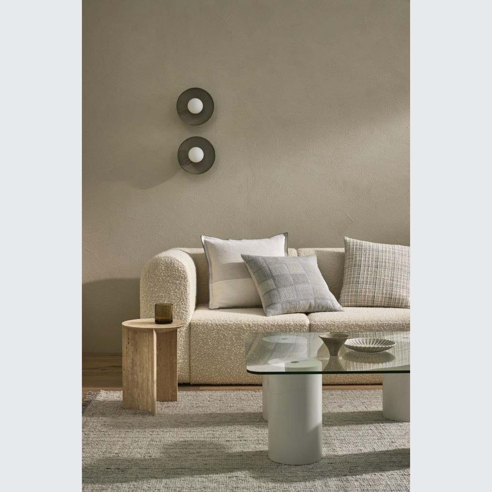 Weave Home Tripoli Cushion - Pearl | 50 x 50cm gallery detail image