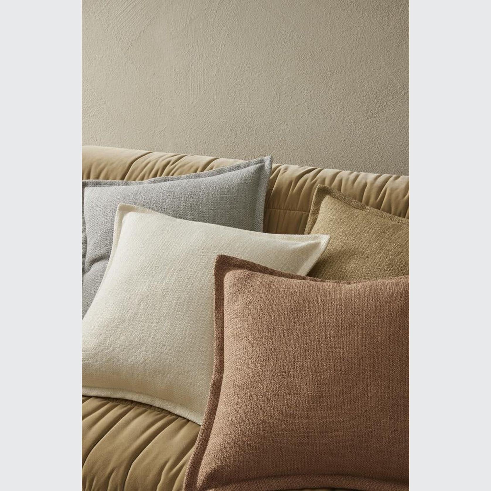 Weave Home Figlio Cushion - Sandstone | 50 x 50cm gallery detail image