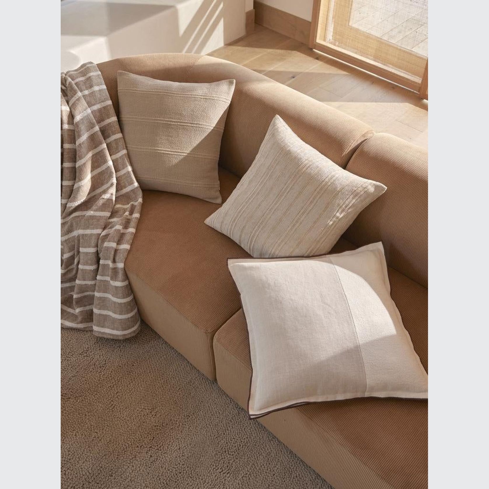 Weave Home Riccardo Cushion - Terra | 50 x 50cm gallery detail image