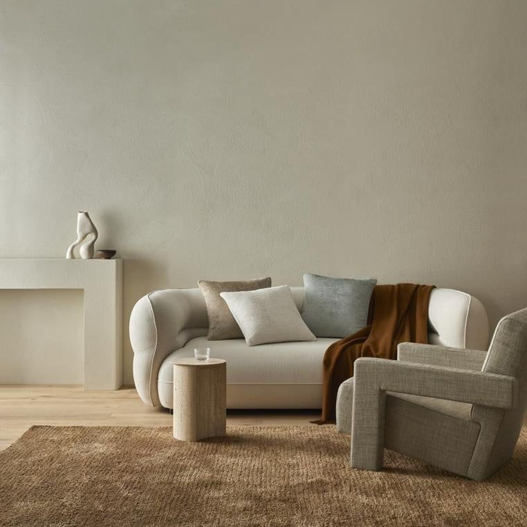 Weave Home Tempo Cushion - Chateau | 50 x 50cm gallery detail image