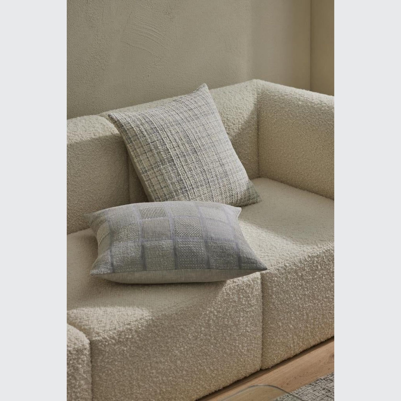 Weave Home Bodrum Cushion - Mist | 50 x 50cm gallery detail image