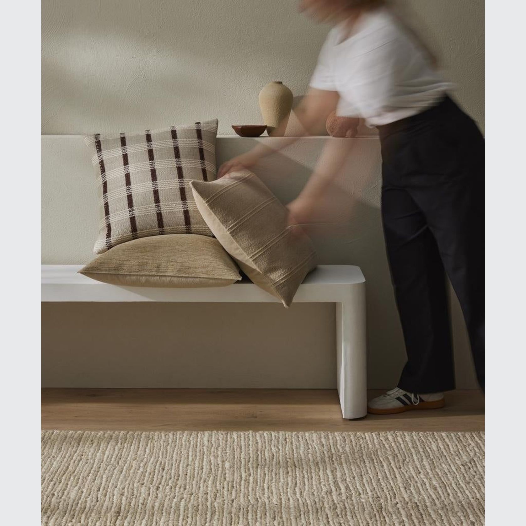 Weave Home Marmaris Cushion -  Rosewood | 50 x 50cm gallery detail image