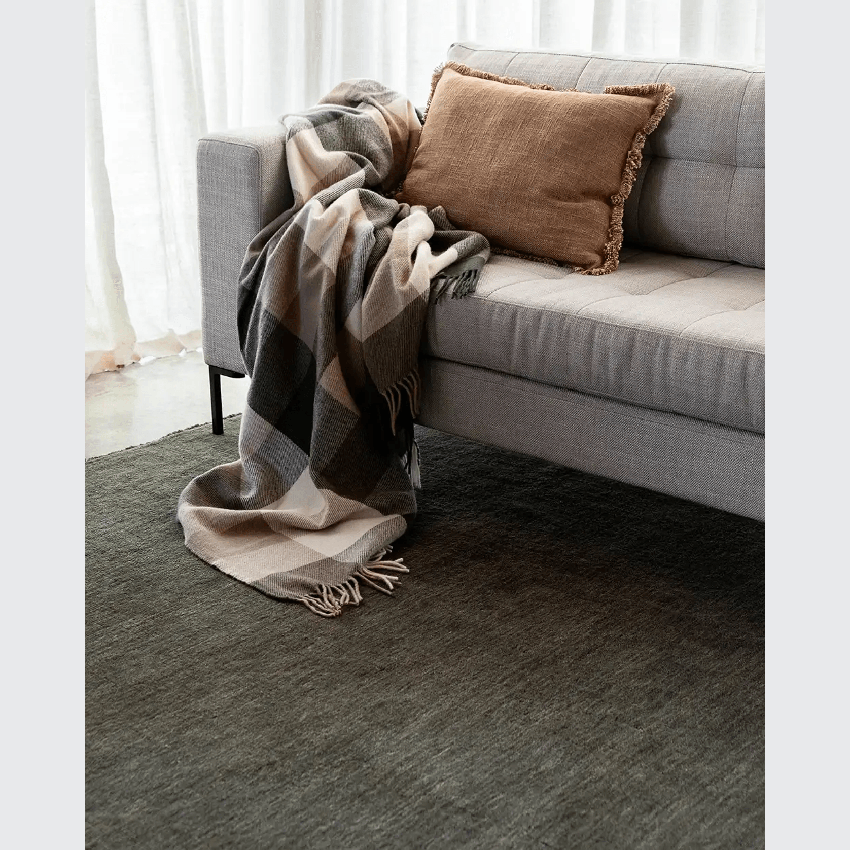 Baya Sandringham 100% NZ Wool Rug - Forest gallery detail image